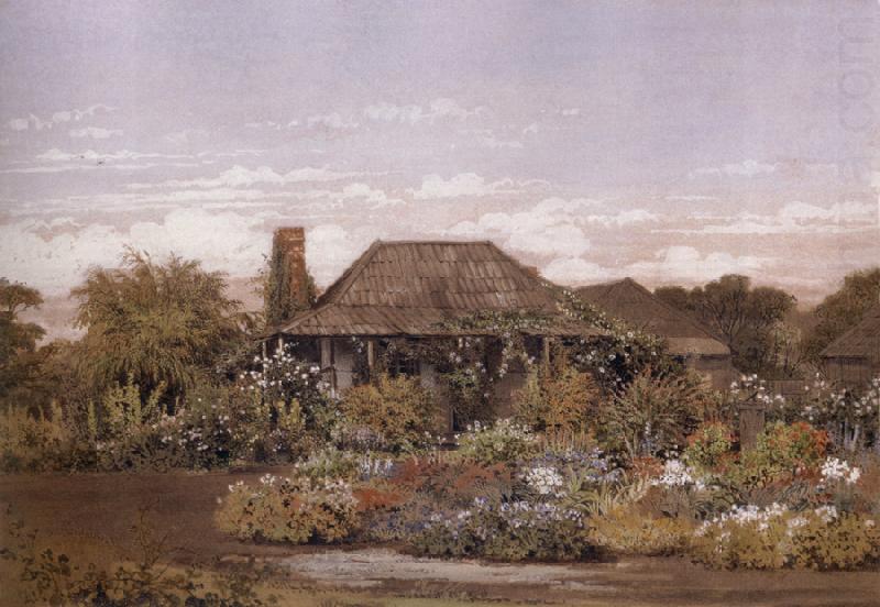 Edward La Trobe Bateman The homestead,Cape Schanck china oil painting image